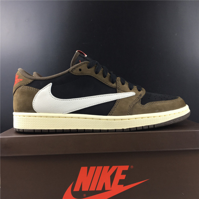 TRAVIS SCOTT AIR JORDAN 1 LOW DARK MOCHA CQ4277-001