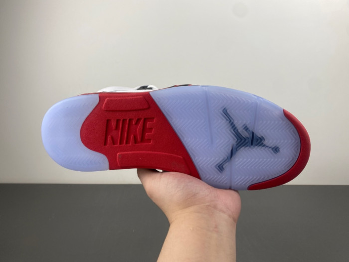 Air Jordan 5 “Fire Red Black Tongue” HQ7978-101