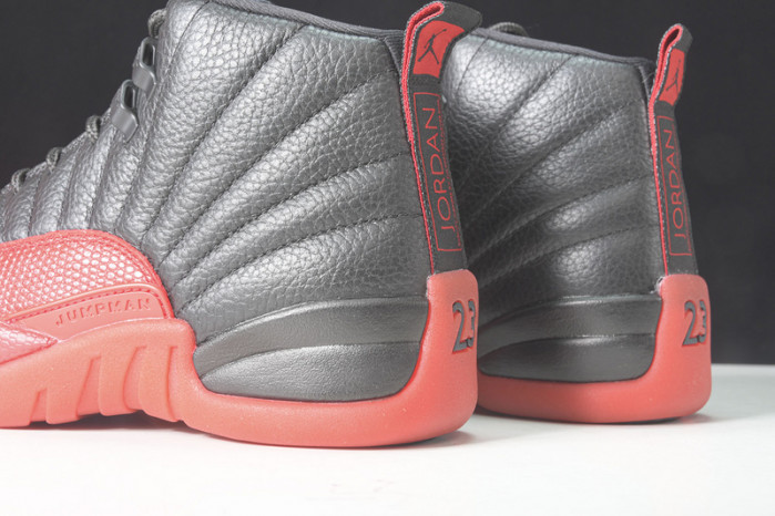 AIR JORDAN 12 “FLU GAME” Black/Varsity Red mens 130690-002