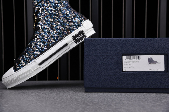 DR B23 OBLIQUE HIGH TOP SNEAKER