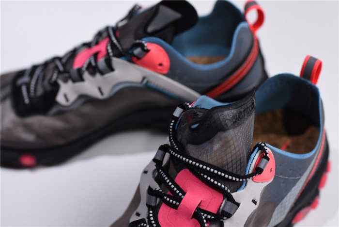 Nike React Element 87 Blue Chill Solar Red AQ1090-006