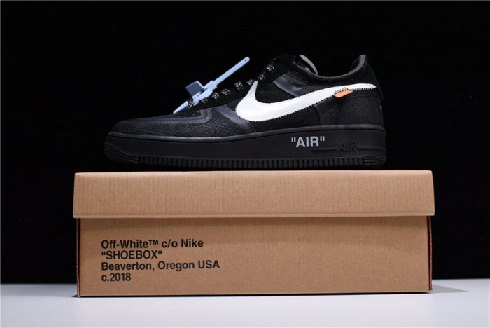 OW Nike Air Force 1 Black AO4606-001