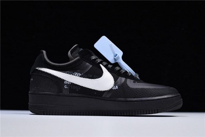 OW Nike Air Force 1 Black AO4606-001
