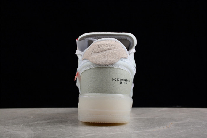 NIKE AIR FORCE 1 LOW OW All White AO4606-100