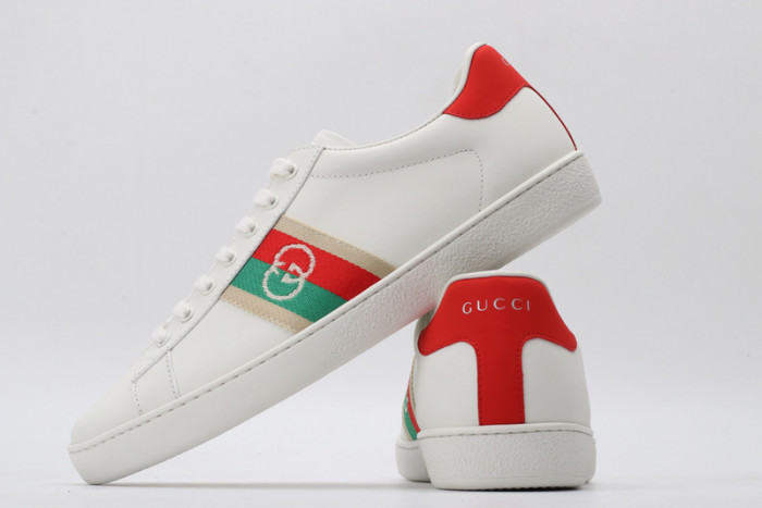 GC ACE EMBROIDERED LOW-TOP SNEAKER WITH GG LOGO