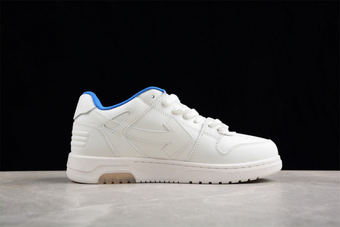 OFF-WHITE Out Of Office "OOO" Low Tops For Walking White Blue OW-45