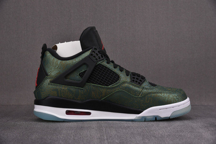 Air Jordan 4 retro laker green AJ4-1043515