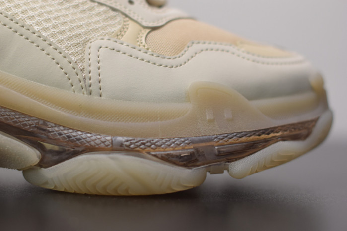 BL TRIPLE S TRAINERS CLEAR SOLE BLACK /BROWN/ RED 541624 W09O1 9000