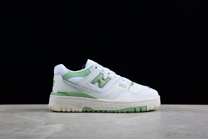 NEW BALANCE 550 WHITE GREEN BB550FS1