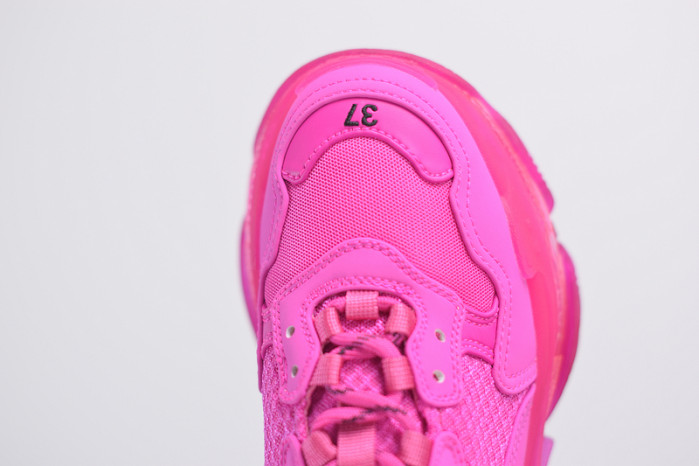 BL TRIPLE S TRAINERS CLEAR SOLE BLUE ADN RED 541624 W09O1 2132