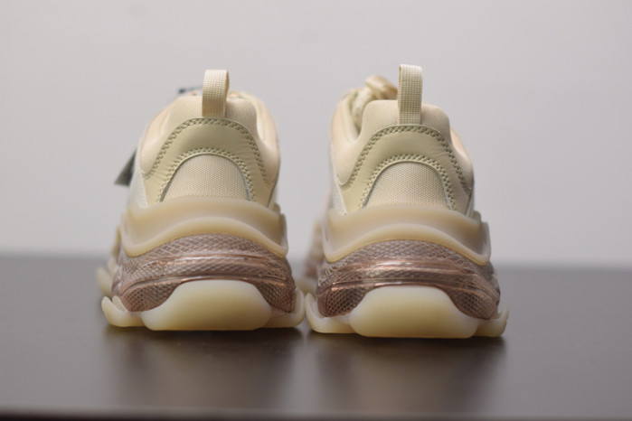 BL TRIPLE S TRAINERS CLEAR SOLE BLACK /BROWN/ RED 541624 W09O1 9000