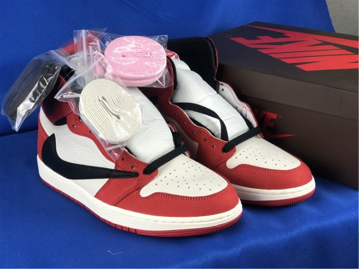 Travis Scott x Air Jordan 1 high Chicago - CD4487-100red
