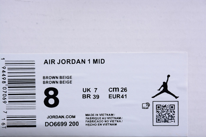 AIR JORDAN 1 MID SE BROWN BASALT OATMEAL DO6699-200