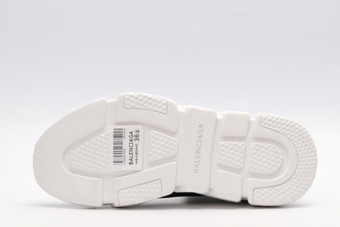 BL Stretch Mesh High Top Sneaker Black White