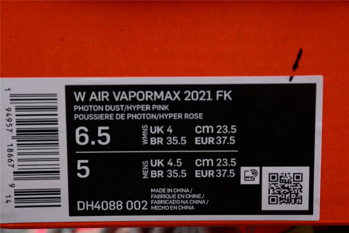 Nike Air VaporMax 2021 FK Grey Volt (W) - DH4088-002