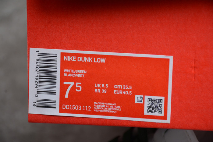 Nike Dunk Low White Green DD1503-112