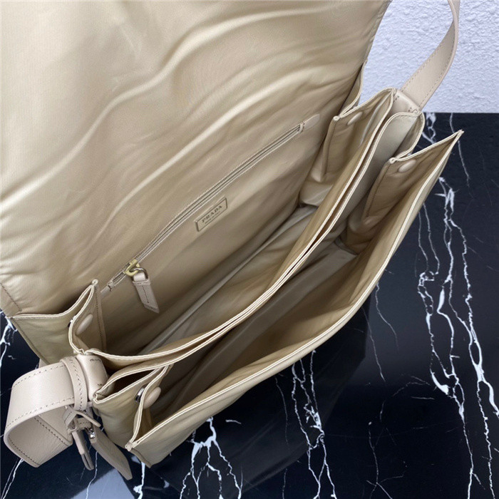 Pra*a medium padded nylon shoulder bag