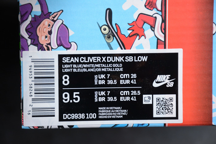 SEAN CLIVER X NIKE SB DUNK LOW DC9936-100