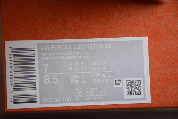 NIKE AIR FORCE 1 LOW DX1156-100