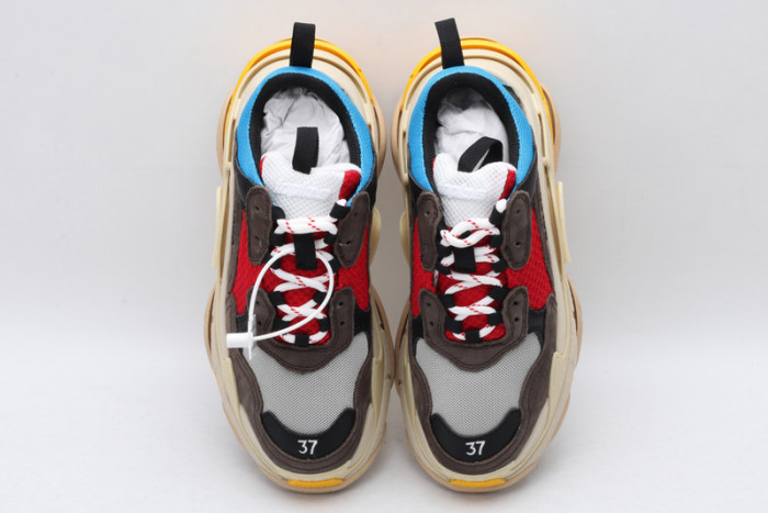 BL TRIPLE S TRAINER RED/ BLUE/ YELLOW 490673-W06E3-4365