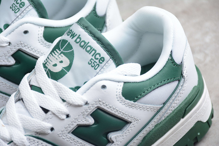 NEW BALANCE 550 WHITE GREEN BB550WT1
