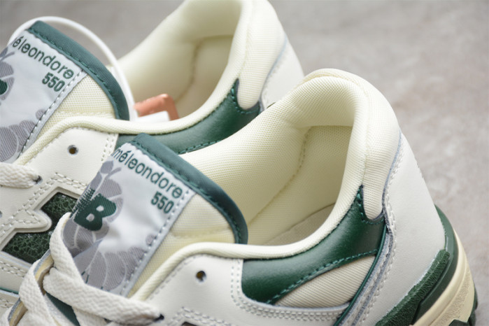 NEW BALANCE 550 AIME LEON DORE WHITE GREEN BB550ALD