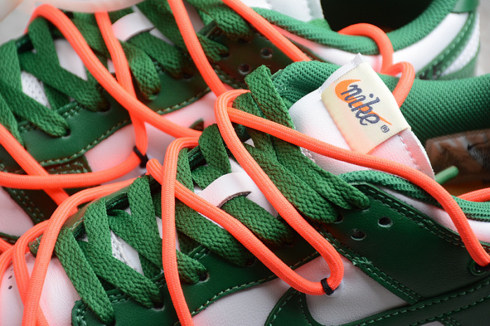 OW Nike Dunk Low Pine Green CT0856-100