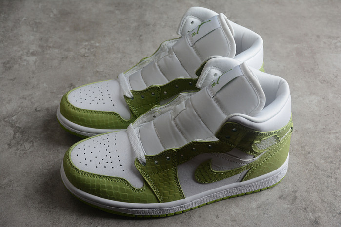 AIR JORDAN 1 MID GREEN PYTHON DV2959-113