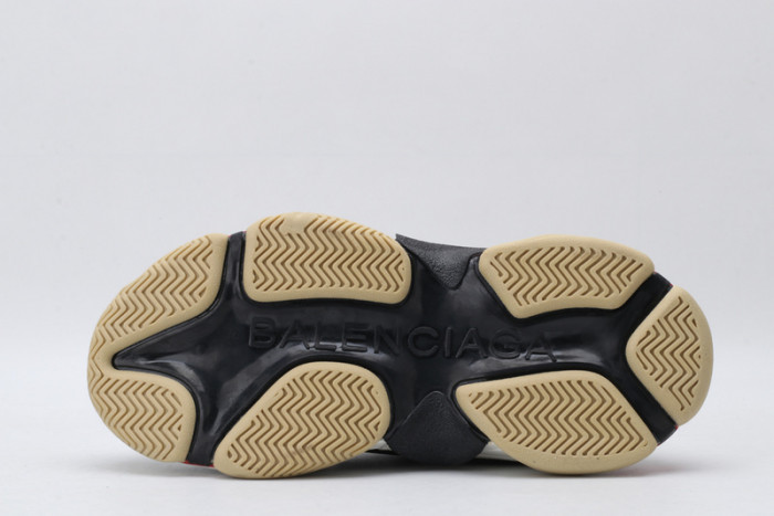 BL 17Fw Triple S Black Pink Women Sneaker 483523-W06E3-8080