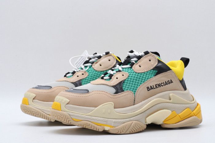 BL TRIPLE S W06E1-1000 BEIGE/GREEN-YELLOW