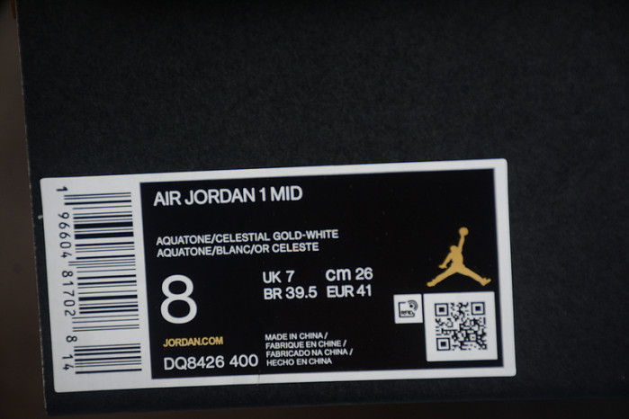 Air Jordan 1 Mid Aquatone DQ8426-400