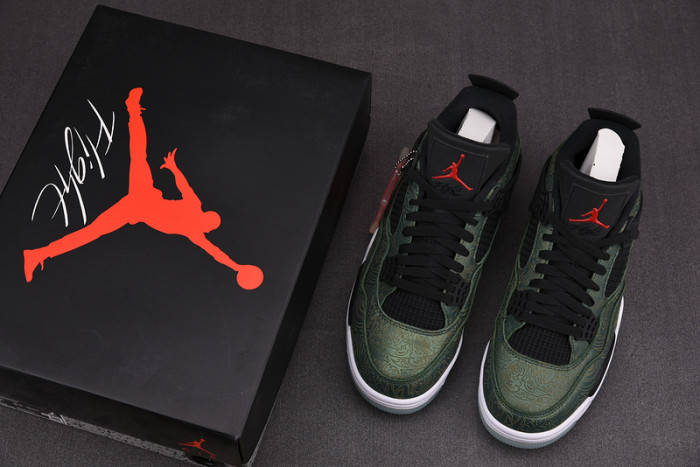 Air Jordan 4 retro laker green AJ4-1043515