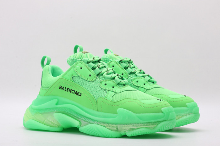 BL Triple S Neon Green - 541624 W09OL 3801