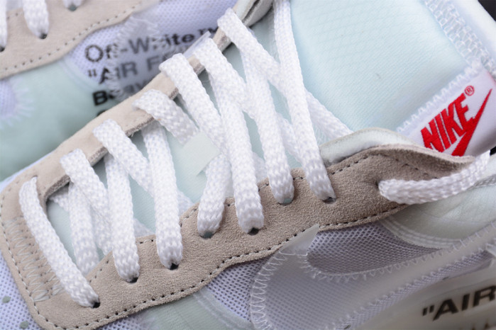 NIKE AIR FORCE 1 LOW OW All White AO4606-100