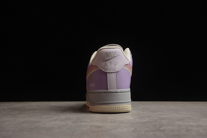 Nike Air Force 1 07 Beige Purple Grey CJ0304-016