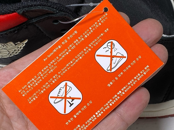 Air Jordan 1 No Ls Not For Resale Varsity Red 861428-106