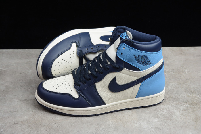 Air Jordan 1 Obsidian University Blue 555088-140