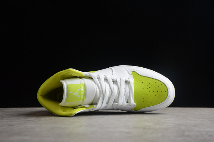 AIR JORDAN 1 MID "White Lime" BQ6472-131