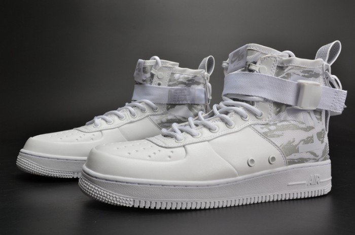 Nike SF-AF1 Mid“White Tiger Camo” mens AA1129-100