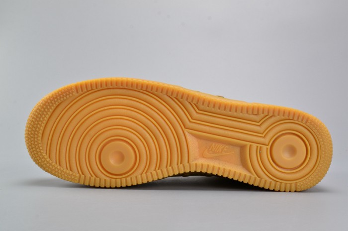 Nike SF Air Force 1 Mid Elemental Gold Leather Shoes AA3966-700